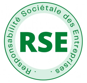 logo représentant une démarche en RSE, responsabilité sociétale des entreprises