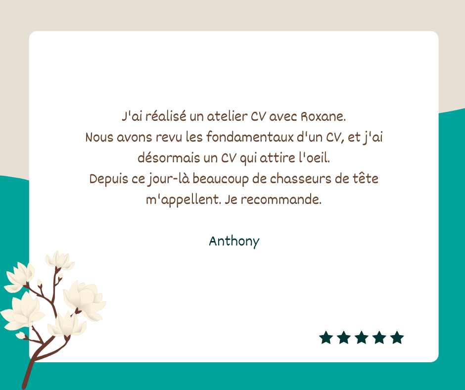 Témoignage de Anthony