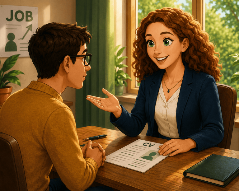 séance d'atelier en rédaction de cv